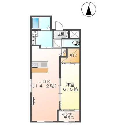 あま市小路のマンションの間取り