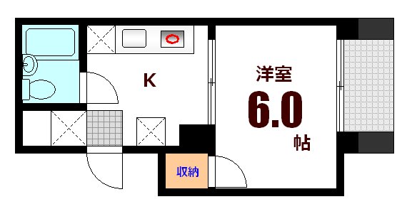 KITAI BLD（北井ビル）の間取り