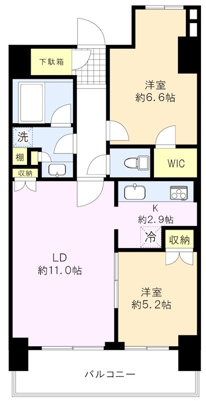 勝どきビュータワーの間取り