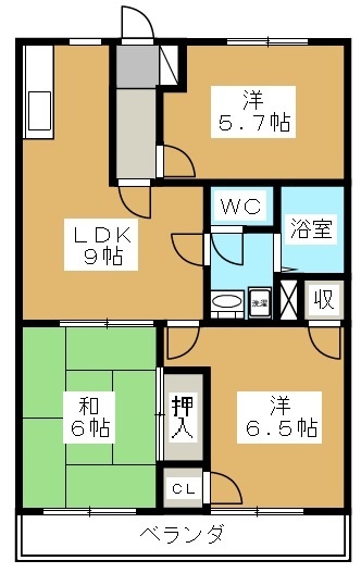 グリーンマンション.の間取り