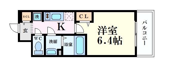 プレサンス梅田北ディアの間取り