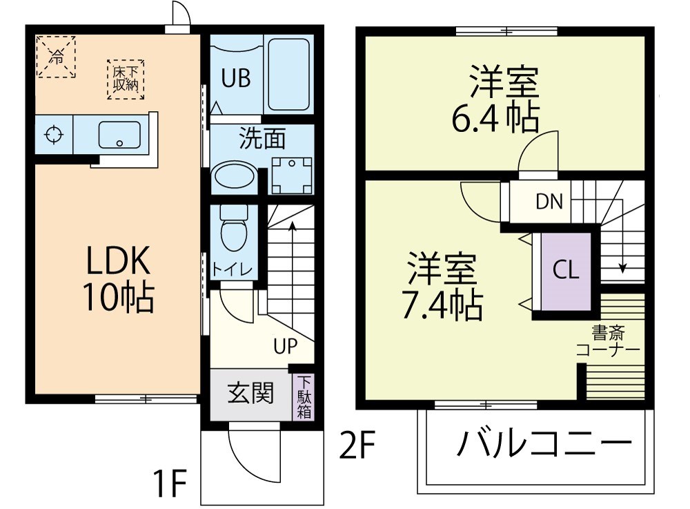 ソレイユ・ルヴァン (Soleil Levant)　Iの間取り