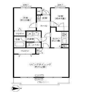 ベルガーデンの間取り