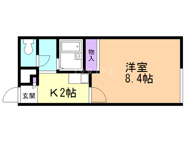 レオパレスリュウカの間取り