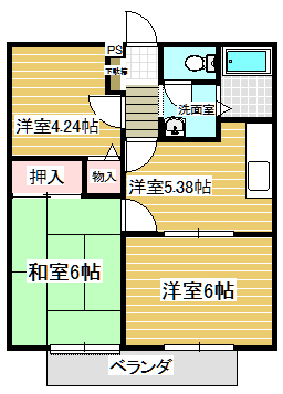 メゾンドソレイユの間取り