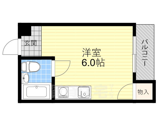 吹田市南正雀のマンションの間取り