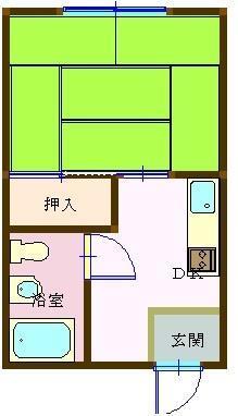 コーポ峰山の間取り