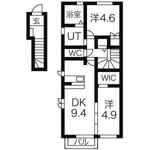 リーヴァ(riva)の間取り