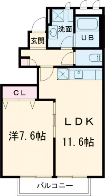 アスピリア　萬寿舎の間取り