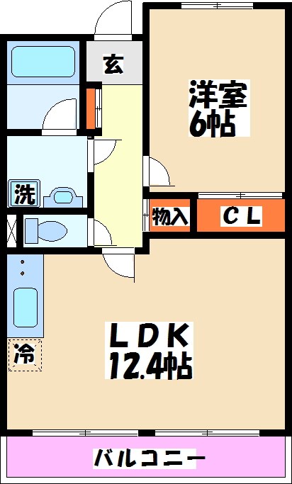 シャングリラ代々木の間取り