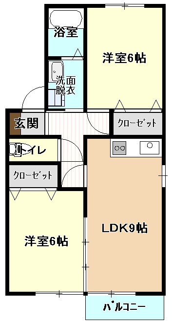 セジュール正木の間取り