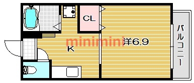 大住町光陽ハイツの間取り