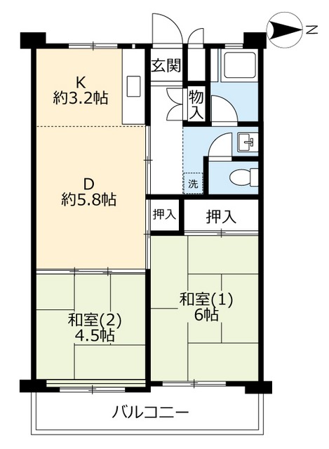 ＵＲくすの木の間取り