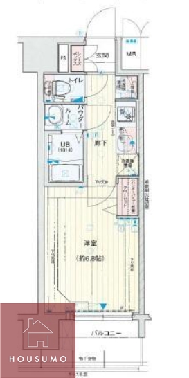 【アドバンス大阪ヴェンティの間取り】