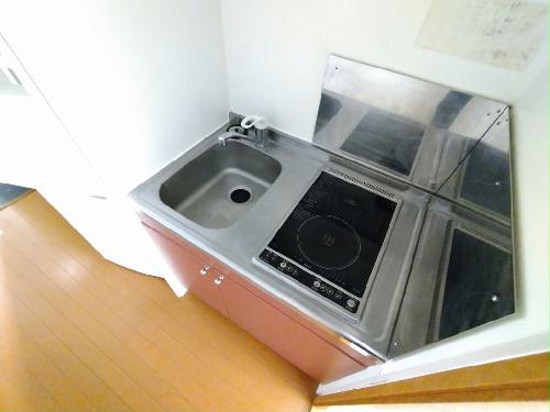 キッチン　シングルレバー設置