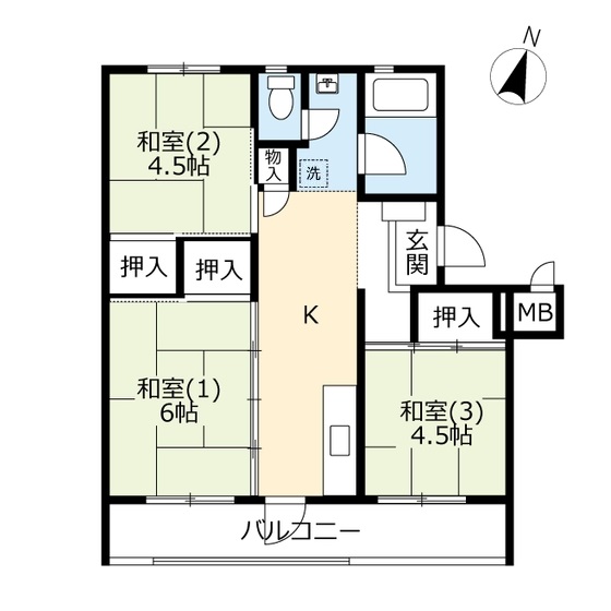 ＵＲ吉川の間取り