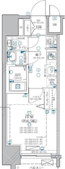 ディアレイシャス矢場町の間取り