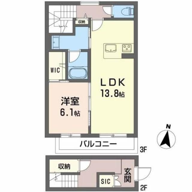 シャーメゾン谷山駅前の間取り