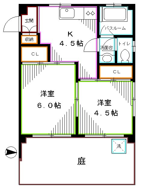 【岩佐ビルの間取り】