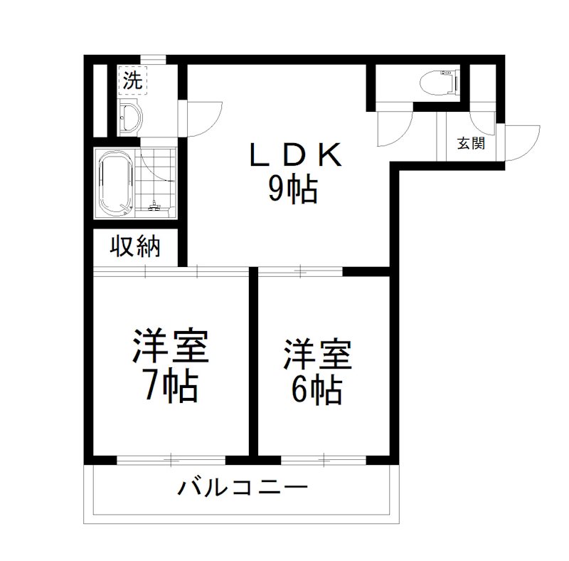 観タワーハウスの間取り