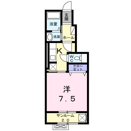 ウェルハイム・千石町Ａの間取り