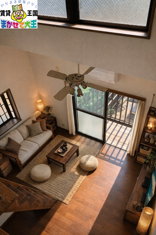 居室・リビング　家具・インテリアはＣＧです