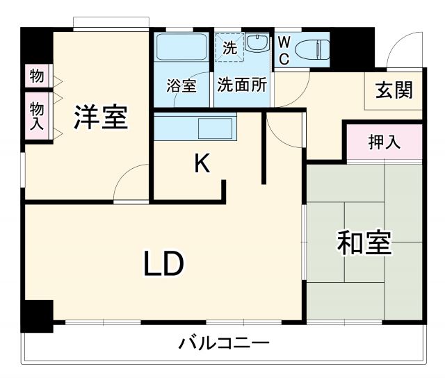 KタワービレッジIIの間取り