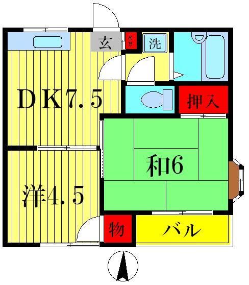 葛飾区青戸のマンションの間取り