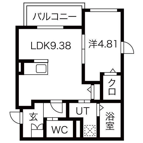 ル　シエル　クレール　サクラの間取り