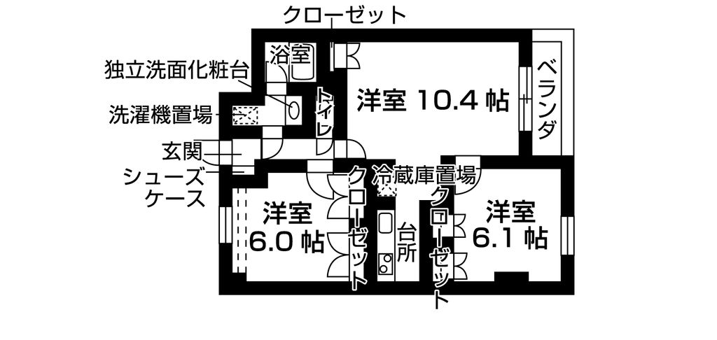 アルファード西落合の間取り