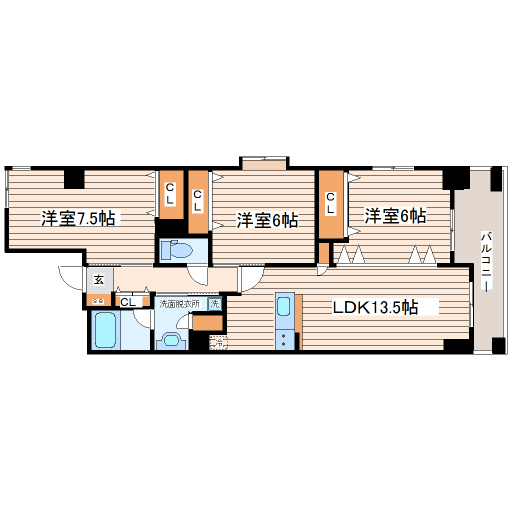 S-BOX泉の間取り