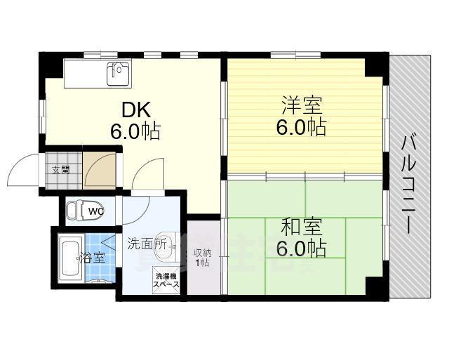 ノエール鞍馬口の間取り