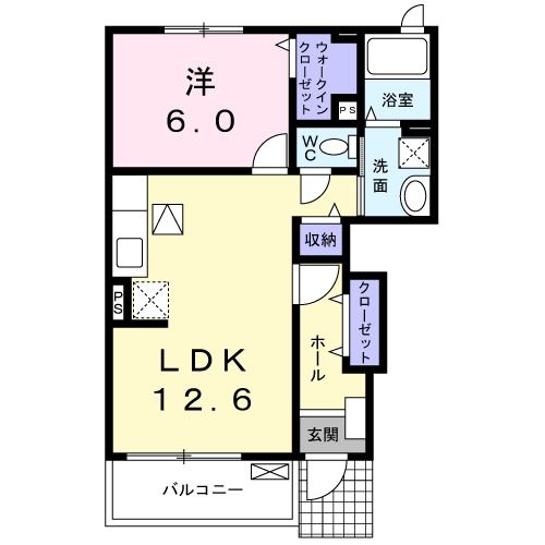 千賀の台ＳｐｉｎａｃｈIIIの間取り