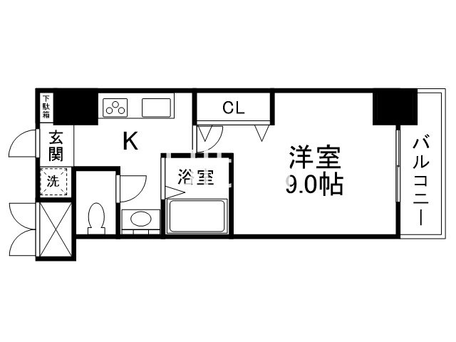 CITY SPIRE烏丸御池の間取り