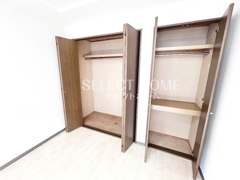 収納　大きなスペースがあり、収納には困りません