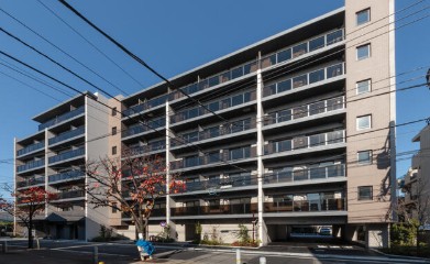 大田区大森北のマンションの建物外観