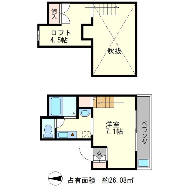 カレラデオエステの間取り