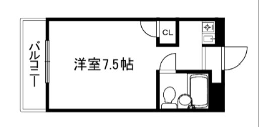 アドミラルマンションの間取り