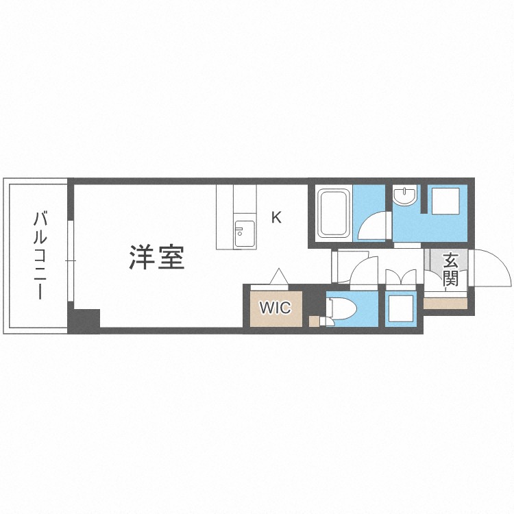 ホーリーフォート南平岸の間取り