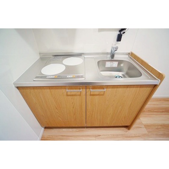 キッチン　２口ＩＨコンロ付きキッチン