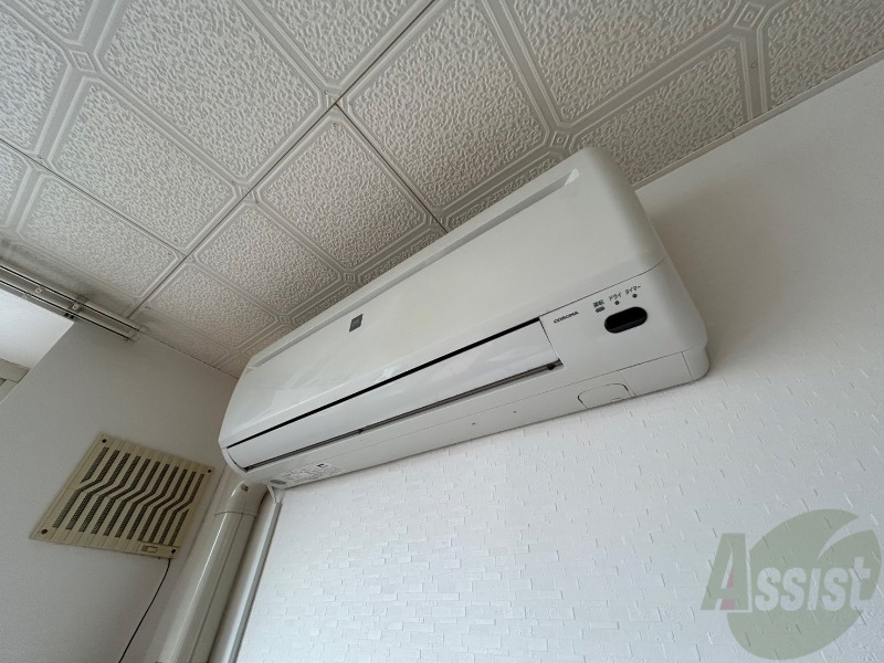 その他設備　エアコンが設置してありますので、寒暖対策もばっちり。