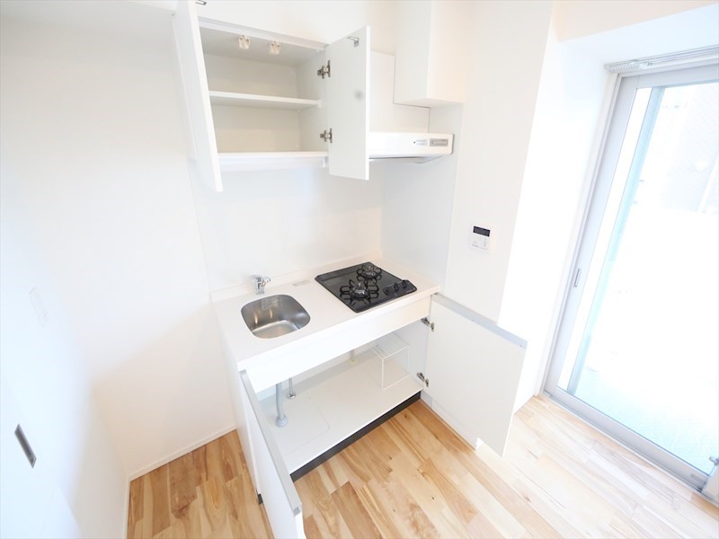 キッチン　システムキッチン（ガス2口コンロ付）