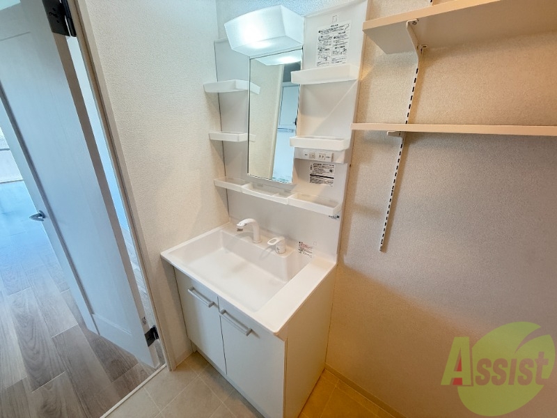 洗面設備　落ち着いた雰囲気