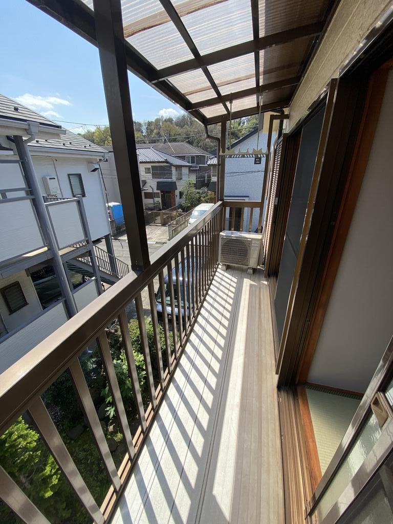 バルコニー　たっぷりワイドなバルコニー！