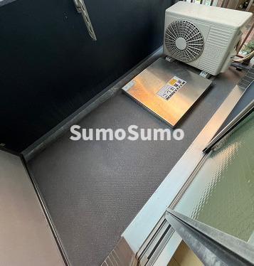 バルコニー　お洗濯にも便利なバルコニー付き