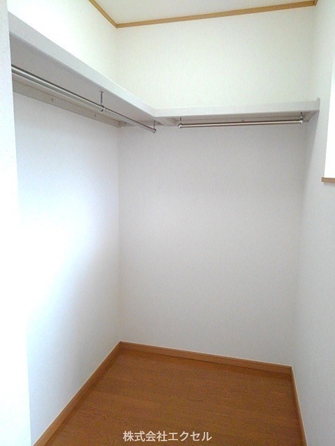 収納　ウォークインクローゼット完備。