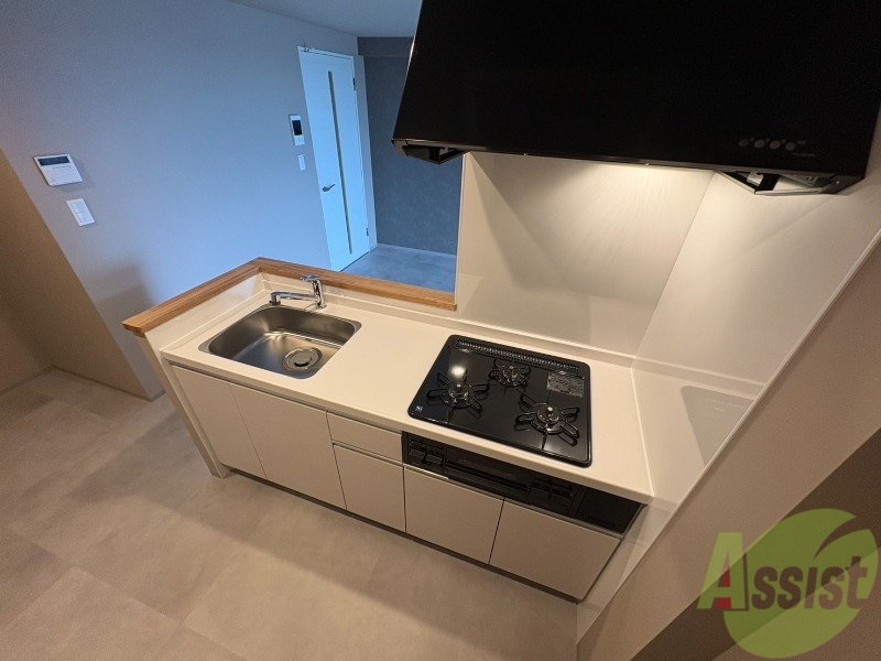 キッチン　システムキッチンなので、すぐお料理に使えます！