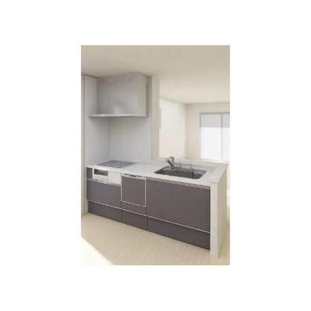 キッチン　建築中　イメージです