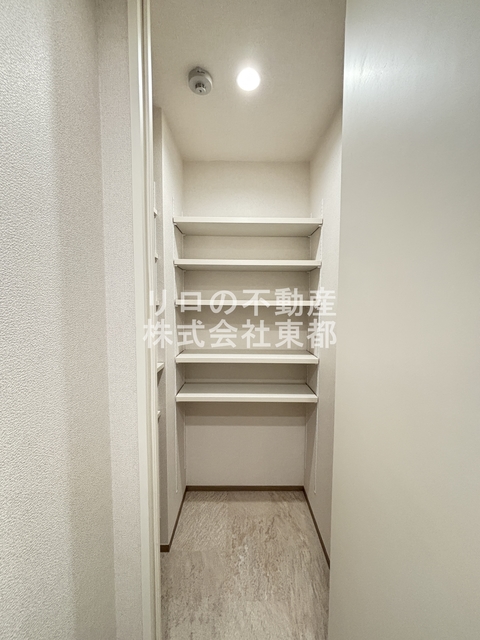 玄関　下駄箱付なので、玄関はいつでもスッキリ片付きますね☆