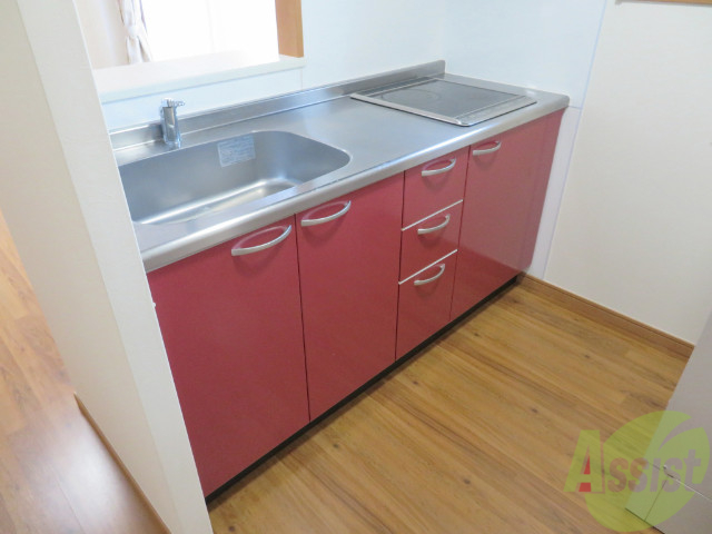 キッチン　こちらがキッチンです。料理作るのが楽しみです。